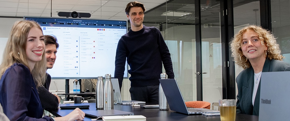 Samen vergaderen bij Bluepeaks